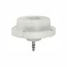 Compact white Microwave Plug-in Motion Sensor with a small 3.5mm plug for easy installation and motion detection