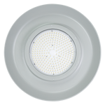 LED High Bay 200W 26,000 lm washdown light with smooth dome, NSF certified, shatterproof polycarbonate lens, stainless steel loop