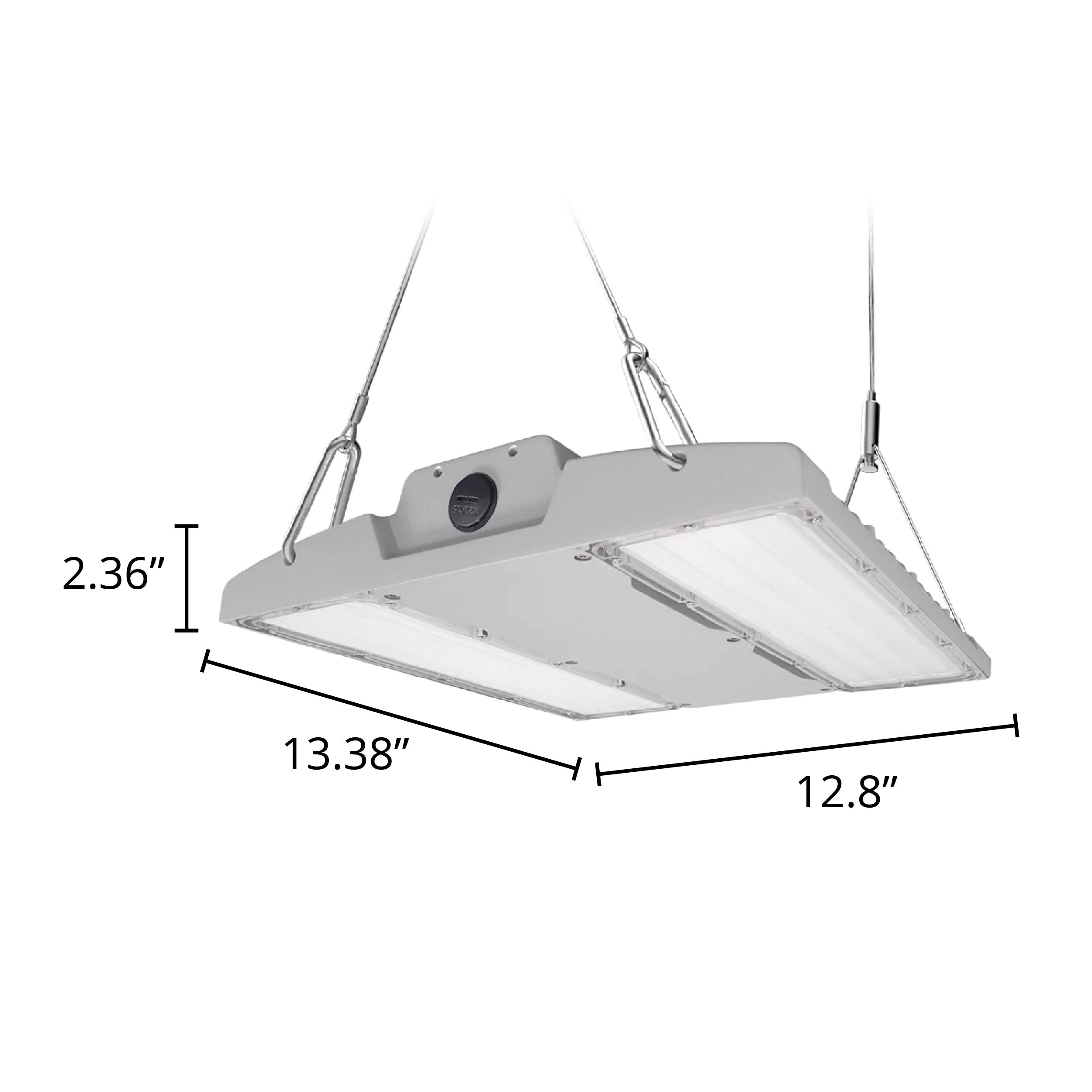 150W Linear LED High Bay, Swappable Optics, Ceilings Up to 20 ft