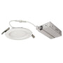 4 LED Downlight 5-CCT 10.5W Nora FLIN E recessed wafer with junction box and gasket for wet locations