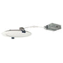 6 inch Non-Metallic LED Wafer Light 5-CCT 13.5W Nora FLAT with pre-wired junction box and spring clips
