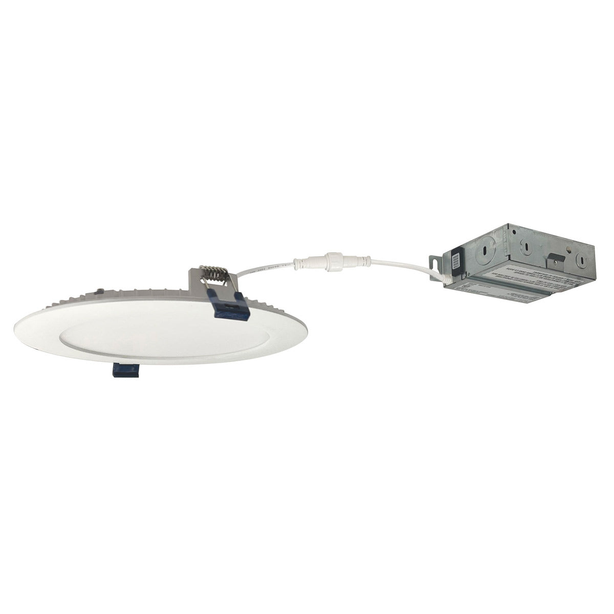 Can-Less LED Downlight with Selectable CCT - Non-metallic FLAT Series by Nora