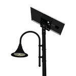 Decorative Solar Area & Pathway Light 25W with tilt-adjustable head and solar panel for efficient energy collection