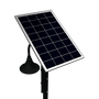 Tilt-adjustable solar panel for Decorative Solar Street & Area Light - 50W with sturdy mounting for optimal sunlight capture