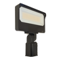 LED Flood Light RGBW 160W RAB X34 with slipfitter mount and high-reflectance white coating