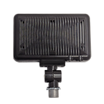 Back view of LED Flood Light RGBW 30W RAB X34 with mounting bracket and heat dissipation fins visible