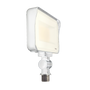 LED Flood Light RGBW 60W RAB X34 with adjustable bracket and sleek white high-reflectance coating design