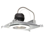 8" Commercial Recessed Frame with integrated LED light and metal housing for ceiling installation in commercial spaces