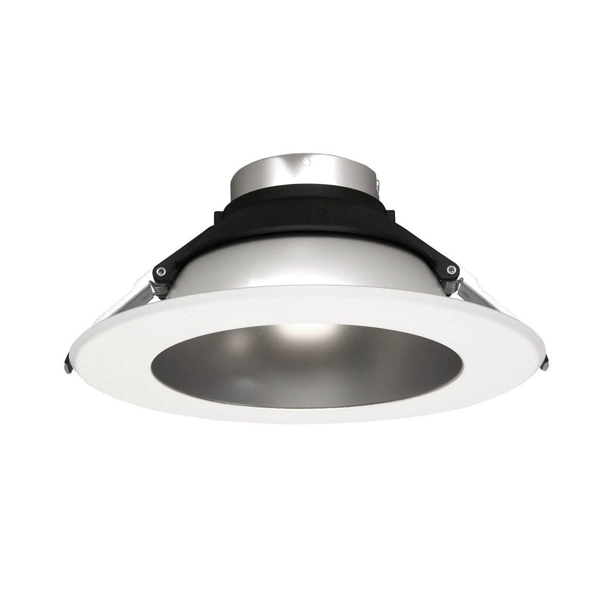4 Reflector with Matte Silver Trim designed for MaxLite RRC 10W 15W 20W commercial downlight engine