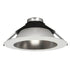 8" Reflector with Matte Silver Trim for MaxLite RRC commercial downlight engines shown isolated on white background