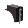 Square and round pole mount for SBXT3DB area lights with black finish and adjustable mounting hardware