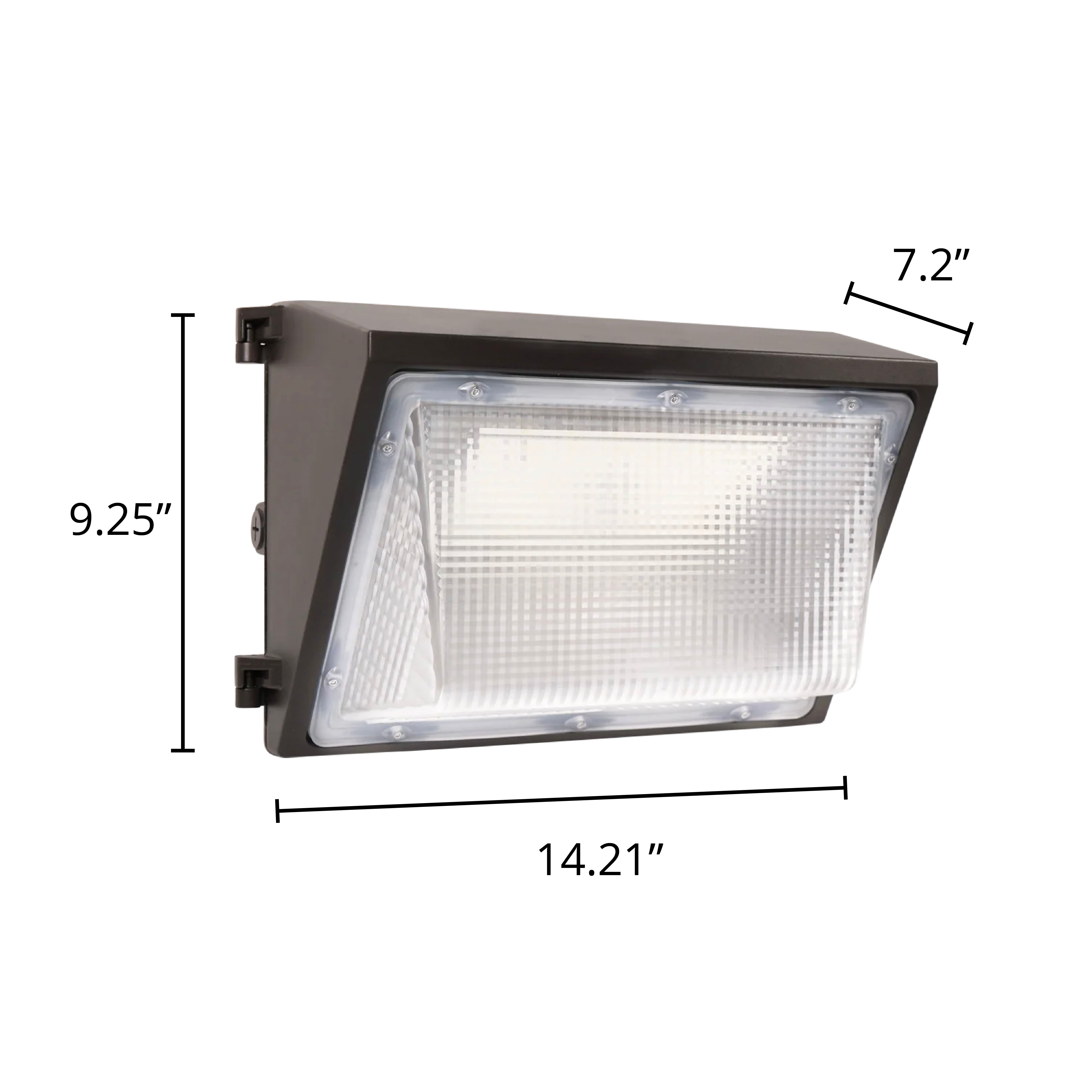 65W Selectable Semi Cutoff LED Wall Pack with Photocell