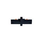 Black Track Connectors TRAC-MASTER® X connector joining four track sections at right angles on white background
