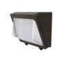 Black outdoor wall light fixture on a white background
