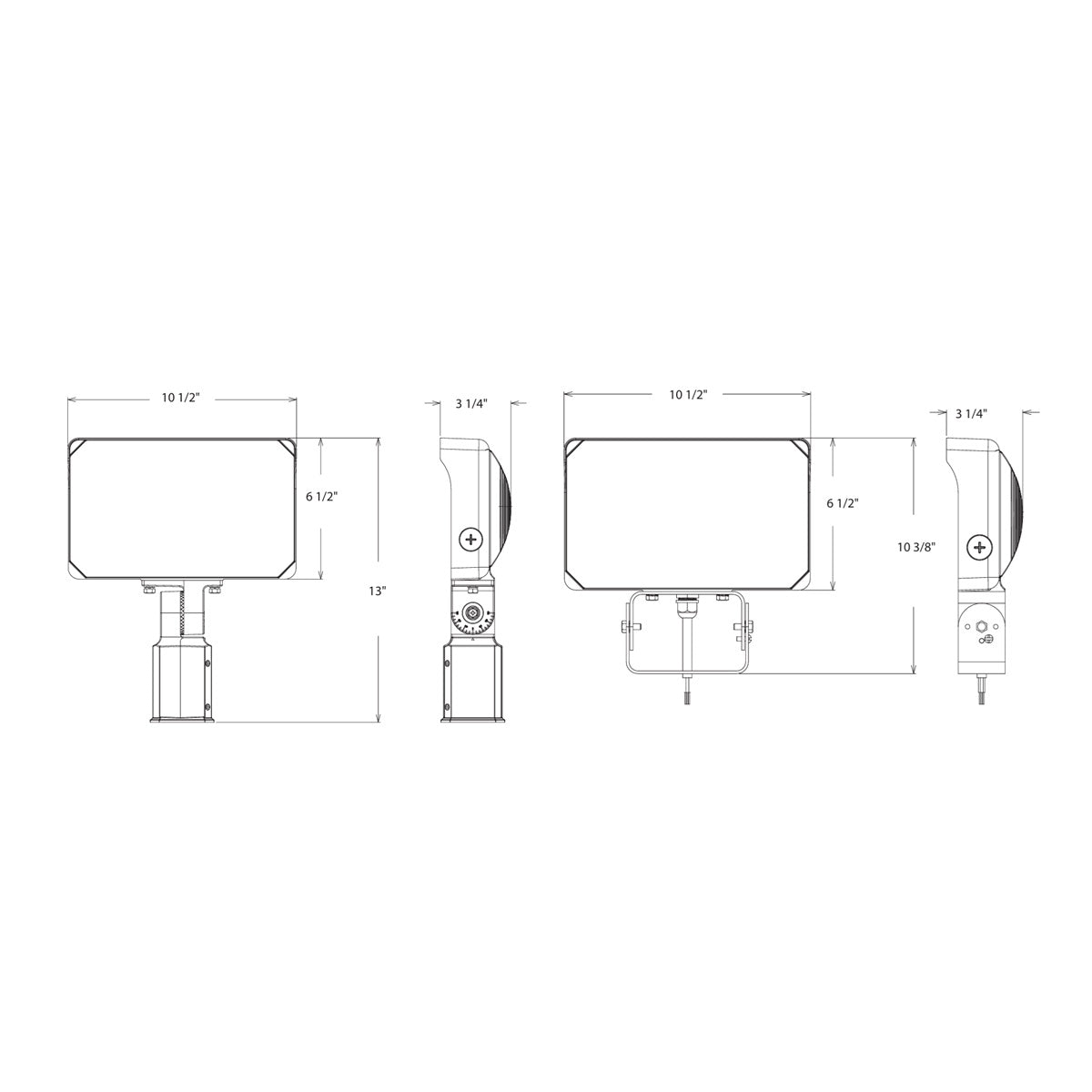 90W RGBW RAB X34 LED Flood Light