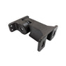 Yoke Mount for SBSG21 Area Lights in black metal with mounting holes and adjustable swivel joint design