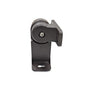 Black metal yoke mount designed for SBSG21 Area Lights with adjustable swivel and secure mounting hole.