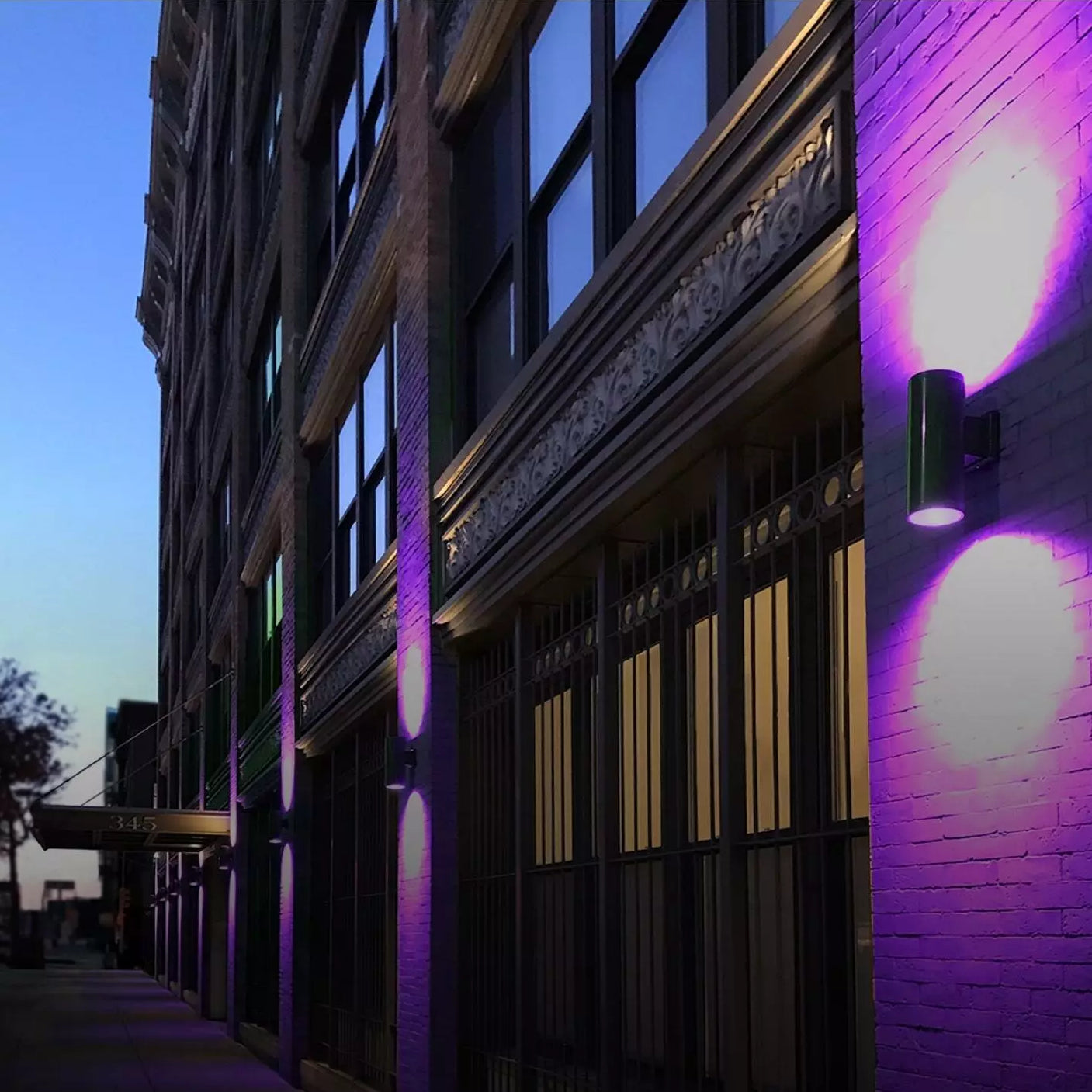 RAB CD34-6WZ 6" Field-Adjustable Wall Sconce Cylinder Light - Bronze