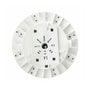 Bottom view of LED Canopy Light - 2 CCT - 60/46/36/22W showing mounting plate and fixture design