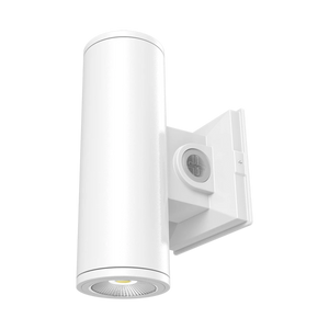 10W Selectable RAB CD34 3" Wall Sconce Cylinder Light - White