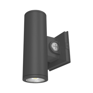 10W Selectable RAB CD34 3" Wall Sconce Cylinder Light - Bronze