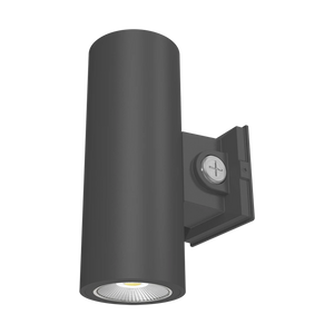 20W Selectable RAB CD34 4" Wall Sconce Cylinder Light - Bronze