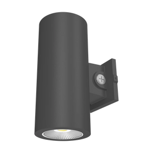 36W Selectable RAB CD34 6" Wall Sconce Cylinder Light - Bronze