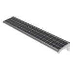 Solar sign light on a white background