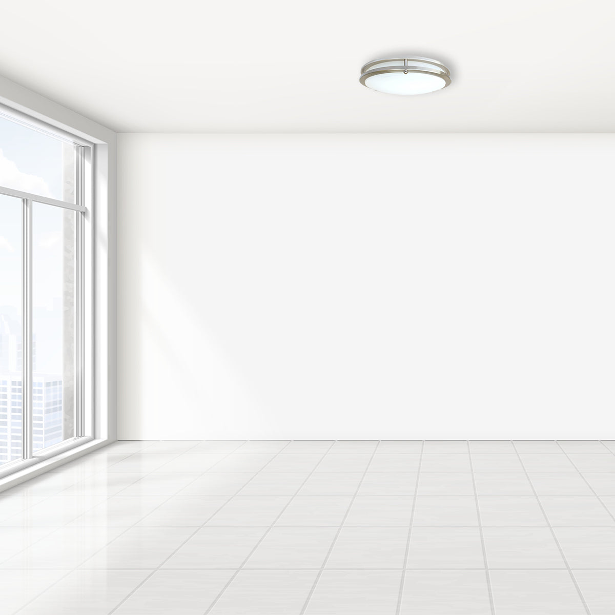 14" Double Ring LED Ceiling Light - 5-CCT - 22W