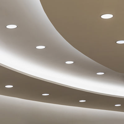 Round LED Downlight with Selectable CCT - E Series FLIN by Nora