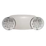 Dual Head LED Emergency Light with two adjustable heads for reliable lighting during power outages in commercial spaces
