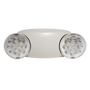 Dual Head LED Emergency Light with two adjustable heads for reliable lighting during power outages in commercial spaces