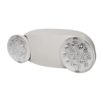 Dual Head LED Emergency Light with two adjustable heads for building safety and emergency lighting applications.
