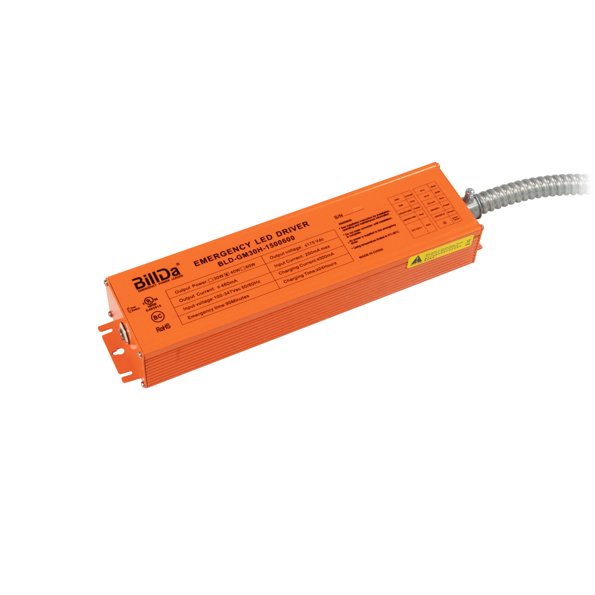40W Constant Power High Bay LED Emergency Driver