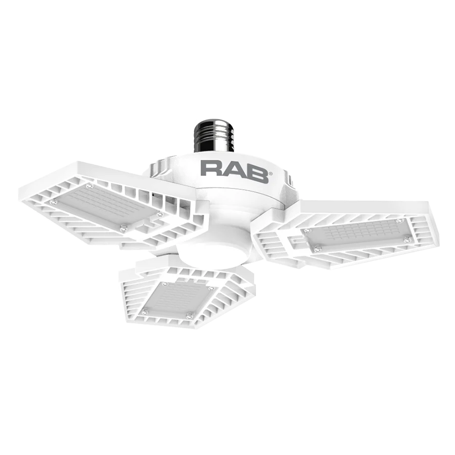 LED Garage Light Bulb -  65W Equivalent to 200W Metal Halide - E26 Base - Garage Ceiling Light - Shop Light