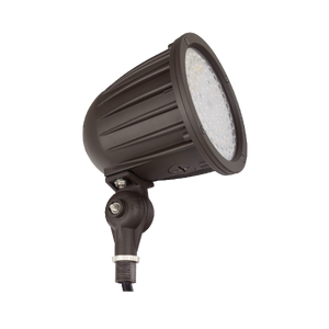 LED Bullet Flood Light w Photocell MaxLite BF with adjustable mounting and durable die-cast aluminum housing