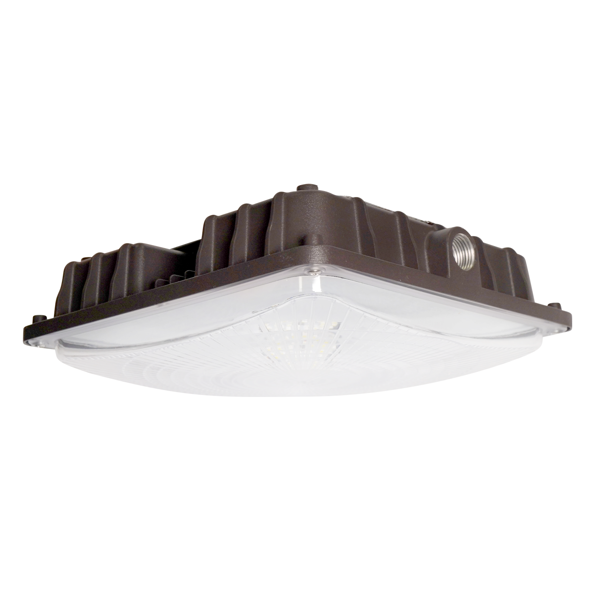 Low-profile LED Canopy Light - 40W with durable sealed housing for commercial and outdoor use.