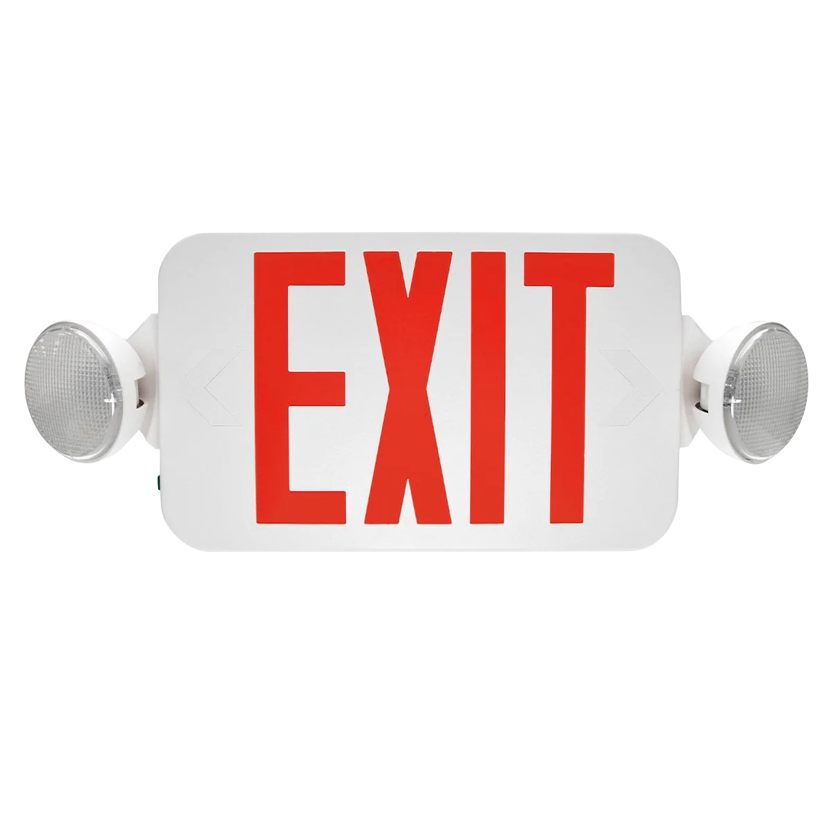 LED Exit Sign & Emergency Light Combo - Remote Capable