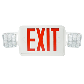 LED Exit Sign & Emergency Light Combo