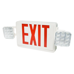 LED Exit Sign & Emergency Light Combo