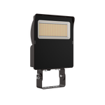LED Flood Light w Photocell with adjustable bracket in black for outdoor lighting applications