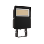LED Flood Light w Photocell with adjustable bracket in black for outdoor lighting applications