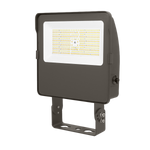 LED Flood Light w/Photocell 3 CCT 155/125/90W in a durable black housing with mounting bracket