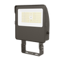 LED Flood Light w/Photocell 3 CCT 155/125/90W in a durable black housing with mounting bracket