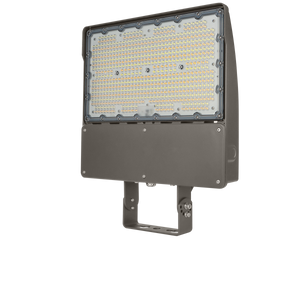 LED Flood Light 3 CCT 250W with durable aluminum housing and tempered glass for outdoor security and sign lighting