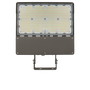 Front view of LED Flood Light 3 CCT 250/200/150/125W with multiple LED bulbs and mounting bracket