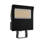 LED Flood Light w/Photocell with adjustable 3 CCT and 300/240/180W wattage for versatile outdoor lighting