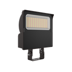LED Flood Light w Photocell 3 CCT 60 50 40W black outdoor security light with adjustable mounting bracket
