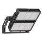 LED High Mast Flood Light 1200/960/800W with dual panel design and adjustable mounting bracket for large area illumination