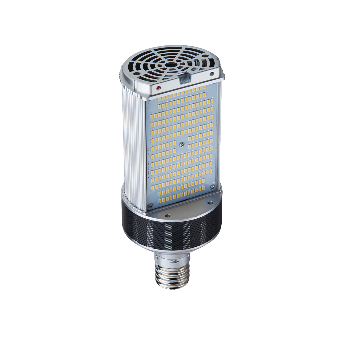 LED Shoebox & Wall Pack Retrofit E39 80W with cooling fan and flat panel design for durable, efficient lighting upgrade